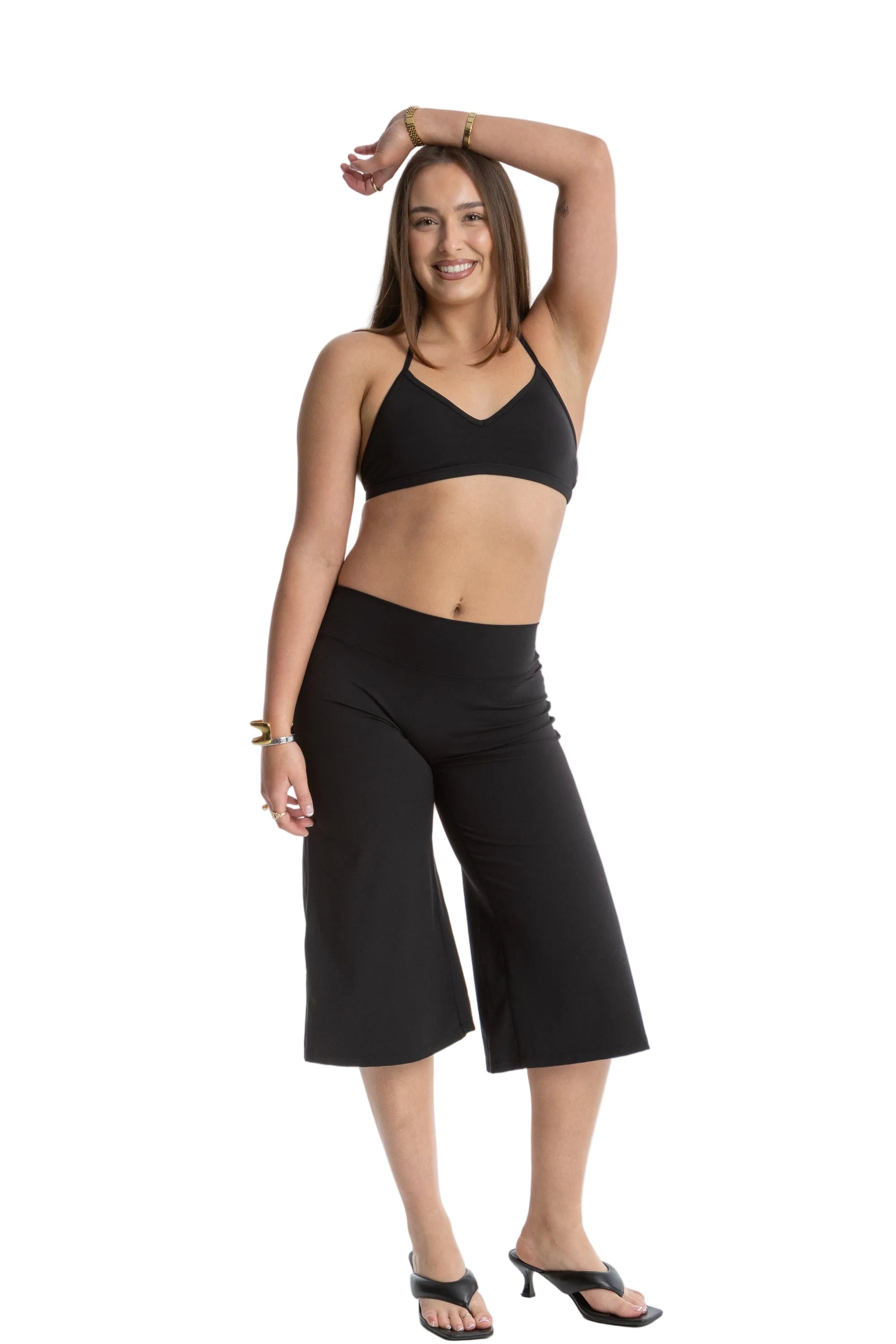 Lounge Wide Leg Capri