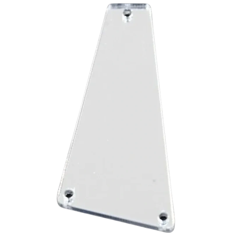 Acrylic Sew on Mirrors - Style P01 (22mm x 42mm)