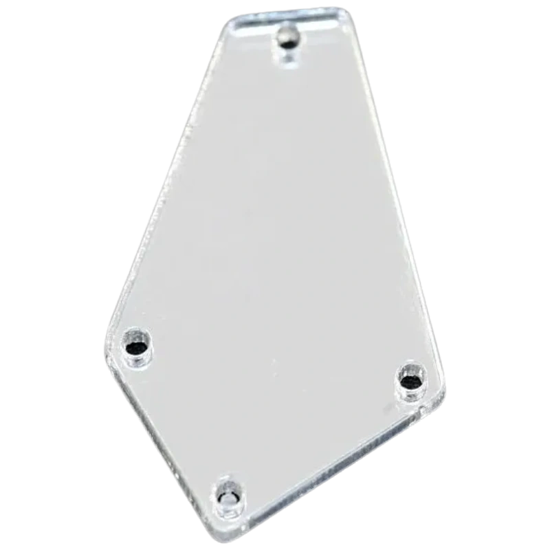 Acrylic Sew on Mirrors - Style P04 (22mm x 37mm)