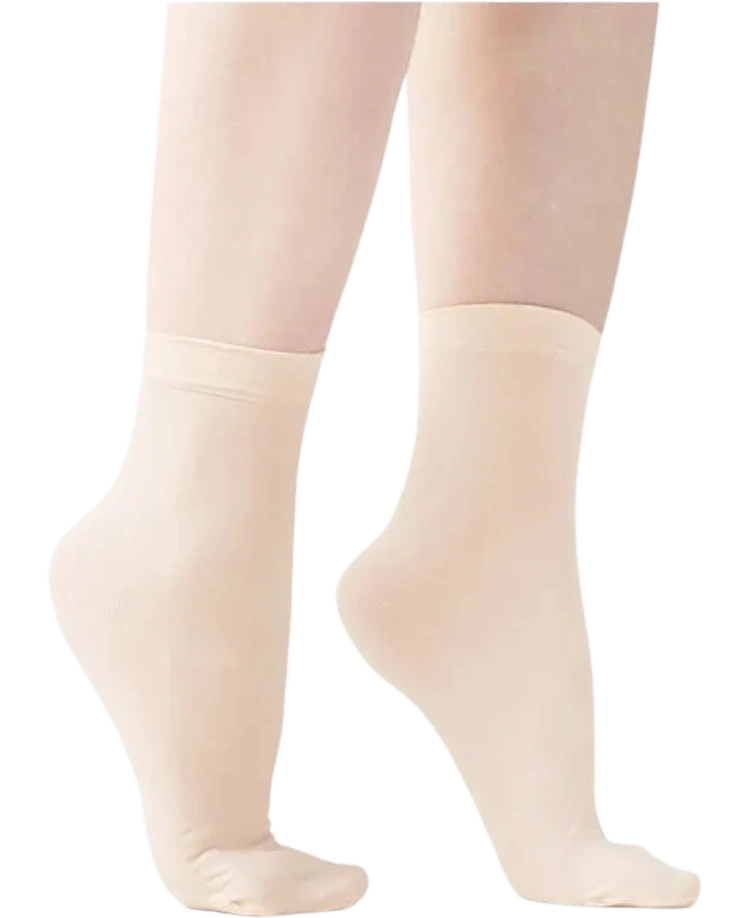Dance Socks - Tan & Nude