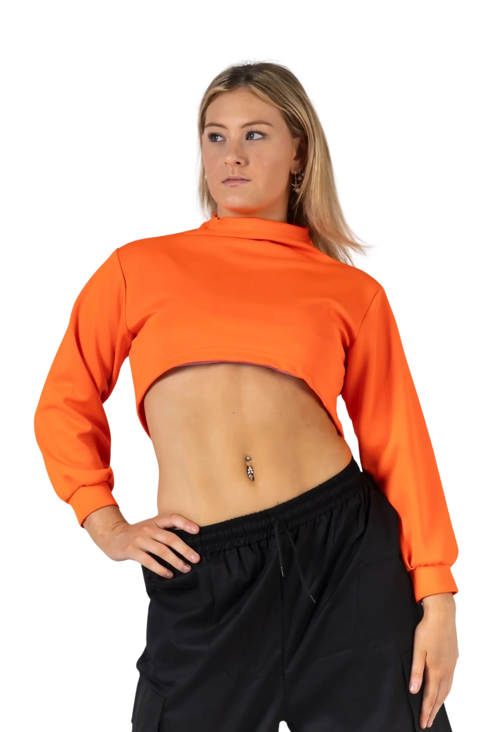 Hip Hop Long Sleeve Shrug
