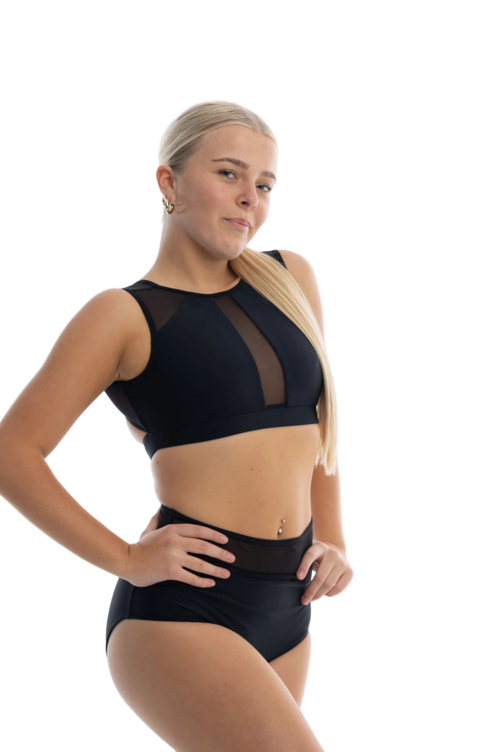 Sheer Elegance Crop - SMALL SIZING PLEASE SIZE UP